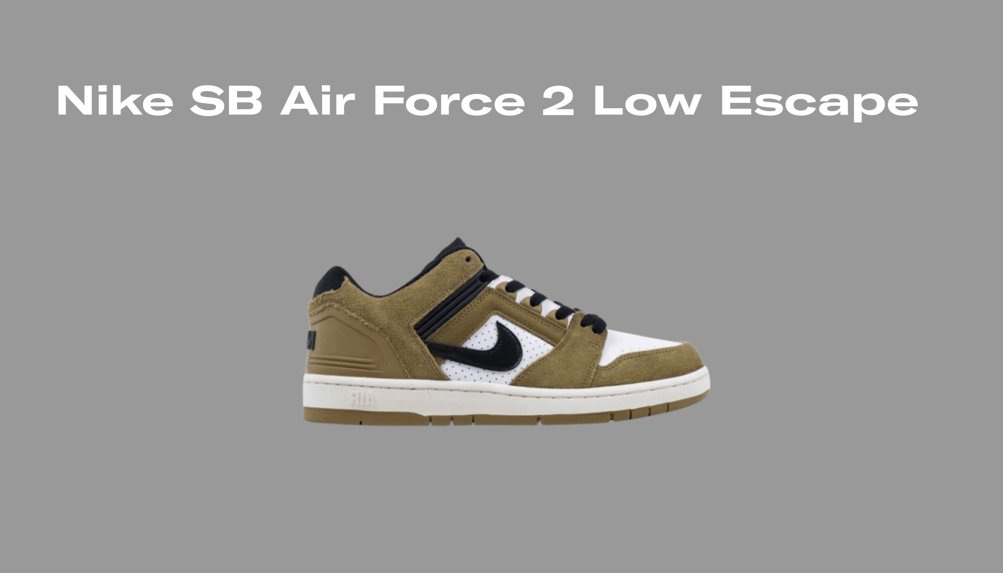 Nike SB Air Force 2 Low Escape, Raffles and Release Date | Sole 
